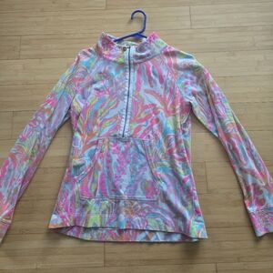 Lilly Pulitzer Multicolor Abstract Pullover By Lilly Pulitzer